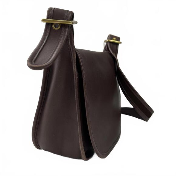 Coach Vintage 9951 Legacy Patricia Flap Bag Brown Glovetanned Leather Crossbody - Picture 2 of 9